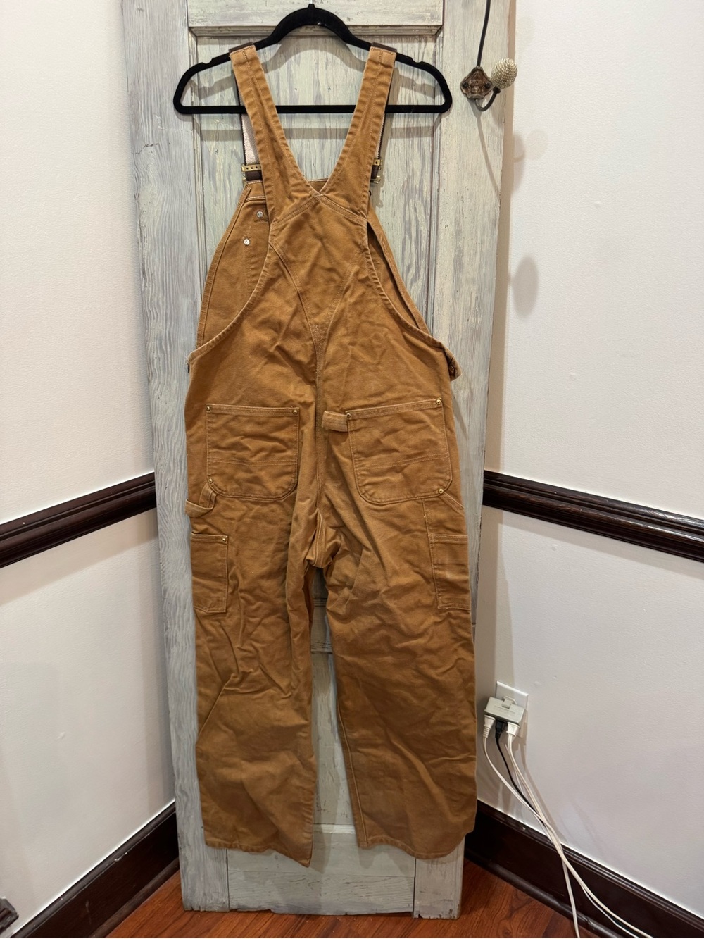 Carhartt Brown Canvas Duck Overalls - Picture 5 of 8